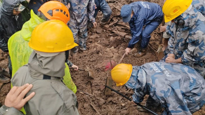  पाल्पामा पहिरोमा परी बेपत्ता भएकी महिला मृत अवस्थामा फेला 